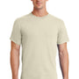 Port & Company Mens Essential Short Sleeve Crewneck T-Shirt - Natural