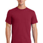 Port & Company Mens Essential Short Sleeve Crewneck T-Shirt - Rich Red