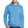 Port & Company Mens Core Pill Resistant Fleece Hooded Sweatshirt Hoodie w/ Pouch Pocket - Aquatic Blue