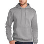 Port & Company Mens Core Pill Resistant Fleece Hooded Sweatshirt Hoodie w/ Pouch Pocket - Heather Grey