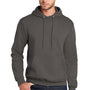 Port & Company Mens Core Pill Resistant Fleece Hooded Sweatshirt Hoodie w/ Pouch Pocket - Charcoal Grey