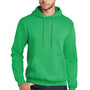 Port & Company Mens Core Pill Resistant Fleece Hooded Sweatshirt Hoodie w/ Pouch Pocket - Clover Green