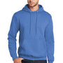Port & Company Mens Core Pill Resistant Fleece Hooded Sweatshirt Hoodie w/ Pouch Pocket - Heather Royal Blue