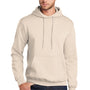 Port & Company Mens Core Pill Resistant Fleece Hooded Sweatshirt Hoodie w/ Pouch Pocket - Natural