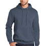 Port & Company Mens Core Pill Resistant Fleece Hooded Sweatshirt Hoodie w/ Pouch Pocket - Steel Blue