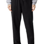 American Apparel Mens ReFlex Fleece Sweatpants w/ Pockets - Black - NEW