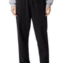 American Apparel Mens ReFlex Fleece Sweatpants w/ Pockets - Black