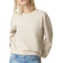 American Apparel Womens ReFlex Fleece Crewneck Sweatshirt - Bone