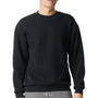 American Apparel Mens ReFlex Fleece Crewneck Sweatshirt - Black - NEW