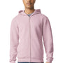 American Apparel Mens ReFlex Fleece Full Zip Hooded Sweatshirt Hoodie - Blush Pink - NEW