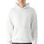 American Apparel Mens ReFlex Fleece Hooded Sweatshirt Hoodie - White - NEW