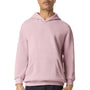 American Apparel Mens ReFlex Fleece Hooded Sweatshirt Hoodie - Blush Pink - NEW