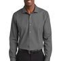 Red House Mens Nailhead Wrinkle Resistant Long Sleeve Button Down Shirt - Black - Closeout