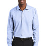 Red House Mens Nailhead Wrinkle Resistant Long Sleeve Button Down Shirt - Blue Pearl - Closeout