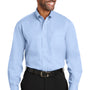 Red House Mens Wrinkle Resistant Long Sleeve Button Down Shirt w/ Pocket - Light Blue - Closeout