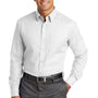 Red House Mens Wrinkle Resistant Long Sleeve Button Down Shirt w/ Pocket - White - Closeout