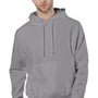 Champion Mens Shrink Resistant Hooded Sweatshirt Hoodie w/ Pouch Pocket - Stone Grey