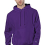 Champion Mens Shrink Resistant Hooded Sweatshirt Hoodie w/ Pouch Pocket - Purple