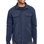 Spyder Mens Transit Full Snap Down Shirt Jacket - Frontier Blue