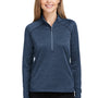 Spyder Womens Mission 1/4 Zip Sweatshirt w/ Pockets - Frontier Blue