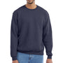 Champion Mens Double Dry Eco Moisture Wicking Fleece Crewneck Sweatshirt - Heather Navy Blue
