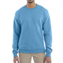 Champion Mens Double Dry Eco Moisture Wicking Fleece Crewneck Sweatshirt - Lagoon Blue - Closeout