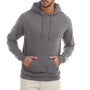 Champion Mens Double Dry Eco Moisture Wicking Fleece Hooded Sweatshirt Hoodie w/ Pouch Pocket - Stone Grey