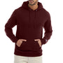 Champion Mens Double Dry Eco Moisture Wicking Fleece Hooded Sweatshirt Hoodie w/ Pouch Pocket - Maroon