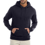 Champion Mens Double Dry Eco Moisture Wicking Fleece Hooded Sweatshirt Hoodie w/ Pouch Pocket - Navy Blue