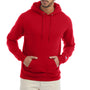 Champion Mens Double Dry Eco Moisture Wicking Fleece Hooded Sweatshirt Hoodie w/ Pouch Pocket - Scarlet Red