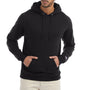 Champion Mens Double Dry Eco Moisture Wicking Fleece Hooded Sweatshirt Hoodie w/ Pouch Pocket - Black