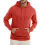 Champion Mens Double Dry Eco Moisture Wicking Fleece Hooded Sweatshirt Hoodie w/ Pouch Pocket - Red River Clay