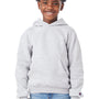 Champion Youth Double Dry Eco Moisture Wicking Fleece Hooded Sweatshirt Hoodie w/ Pouch Pocket - Light Steel Grey