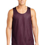 Sport-Tek Mens Reversible Mesh Moisture Wicking Tank Top - Maroon - Closeout