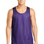 Sport-Tek Mens Reversible Mesh Moisture Wicking Tank Top - Purple - Closeout