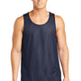 Sport-Tek Mens Reversible Mesh Moisture Wicking Tank Top - True Navy Blue - Closeout