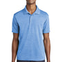 Sport-Tek Mens RacerMesh Moisture Wicking Short Sleeve Polo Shirt - Heather True Royal Blue