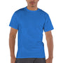 Champion Mens Short Sleeve Crewneck T-Shirt - Royal Blue - Closeout