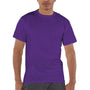Champion Mens Short Sleeve Crewneck T-Shirt - Purple