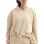 TriDri Womens Maria Cropped Hooded Sweatshirt Hoodie - Nude