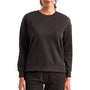 TriDri Womens Billie Side Zip Crewneck Sweatshirt - Black