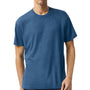 American Apparel Mens Track Short Sleeve Crewneck T-Shirt - Dusk Blue