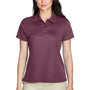 Team 365 Womens Command Performance Moisture Wicking Short Sleeve Polo Shirt - Dark Maroon - Closeout