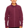 Team 365 Youth Campus Pill Resistant Microfleece Full Zip Jacket - Maroon