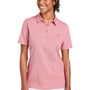 Vineyard Vines Womens Edgartown Pique Moisture Wicking Short Sleeve Polo Shirt - Lobster Reef Pink - Coming Soon