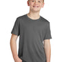 Sport-Tek Youth Competitor Moisture Wicking Short Sleeve Crewneck T-Shirt - Dark Smoke Grey - Closeout