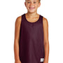 Sport-Tek Youth Reversible Mesh Moisture Wicking Tank Top - Maroon - Closeout