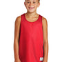 Sport-Tek Youth Reversible Mesh Moisture Wicking Tank Top - True Red - Closeout