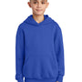 Port & Company Youth Core Pill Resistant Fleece Hooded Sweatshirt Hoodie - True Royal Blue