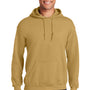 Gildan Mens Pill Resistant Hooded Sweatshirt Hoodie - Old Gold